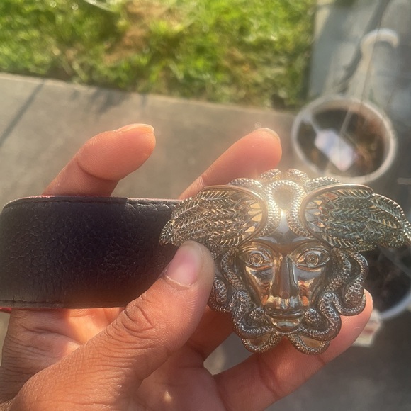 RED VERSACE BELT - Picture 6 of 8